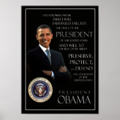 Obamas Amtseid Poster (Vorne)