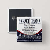 Obamas Amtseinführung 2013 - Schaltfläche Button (Vorne & Hinten)