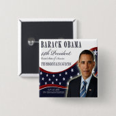 Obamas Amtseinführung 2013 - Schaltfläche Button (Vorne & Hinten)