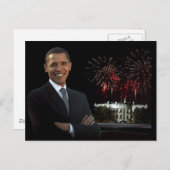 Obamas Amtseinführung - Postkarte (Vorne/Hinten)