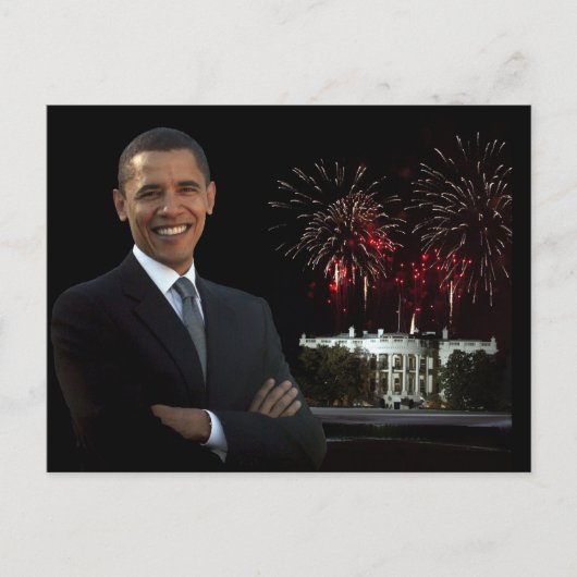 Obamas Amtseinführung - Postkarte (Vorderseite)