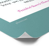 Obamas Antrittsrede - LGBT Poster (Ecke)