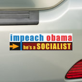 Obamas Autoaufkleber (Auf Auto)