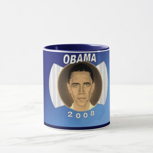 Obamas blaue Tasse (Zentrum)