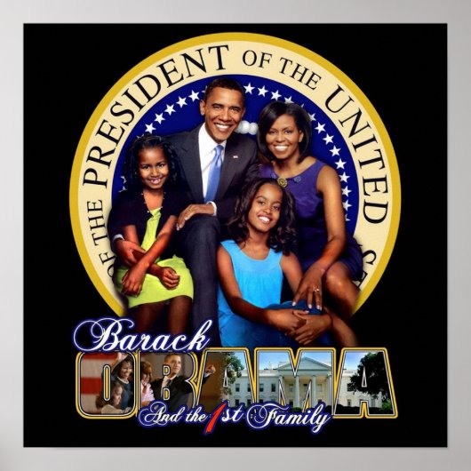Obamas erste Familie Poster (Vorne)