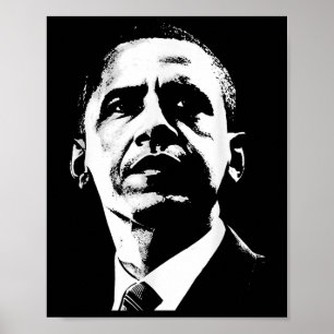 Obamas erster schwarzer Präsident am 4. Juli Black Poster