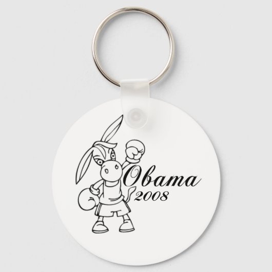 Obamas Esel 2008 Schlüsselanhänger (Vorderseite)