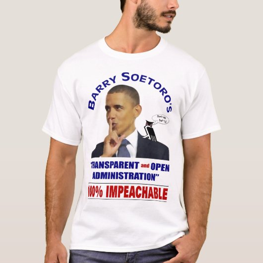 Obamas Geheimnis-Pläne T-Shirt (Vorderseite)
