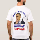 Obamas Geheimnis-Pläne T-Shirt (Rückseite)