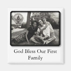 Obamas ~ Gott segnen unsere erste Familie Magnet