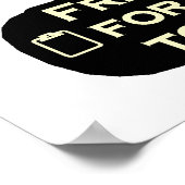 Obamas Grenzsicherheitsplan Poster (Ecke)