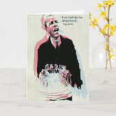 Obamas gute Nachrichten Karte (Gelbe Blume)