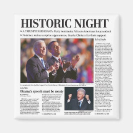 Obamas historisches Nachtmagazin Magnet