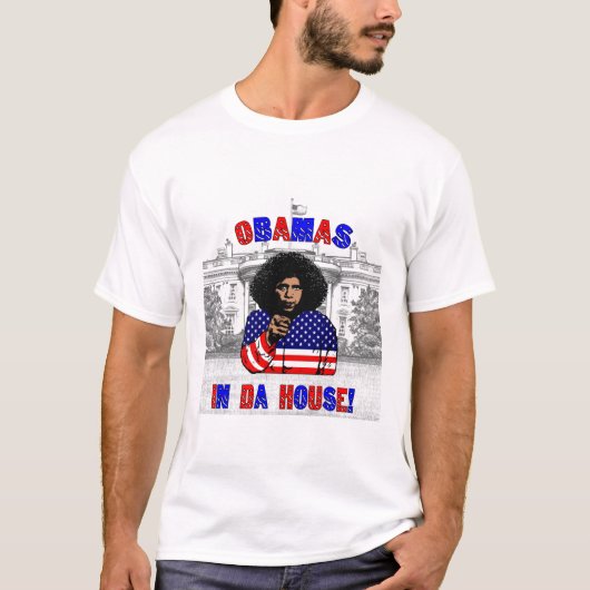 Obamas im DA-Haus-T - Shirt (Vorderseite)