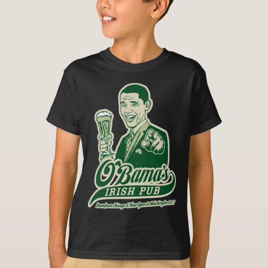 Obamas irische Kneipe T-Shirt (Vorderseite)