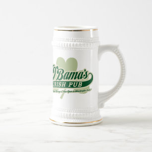 Obamas irische Pub-Tasse Bierglas