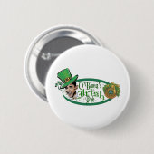 Obamas irischer Pub Button (Vorne & Hinten)