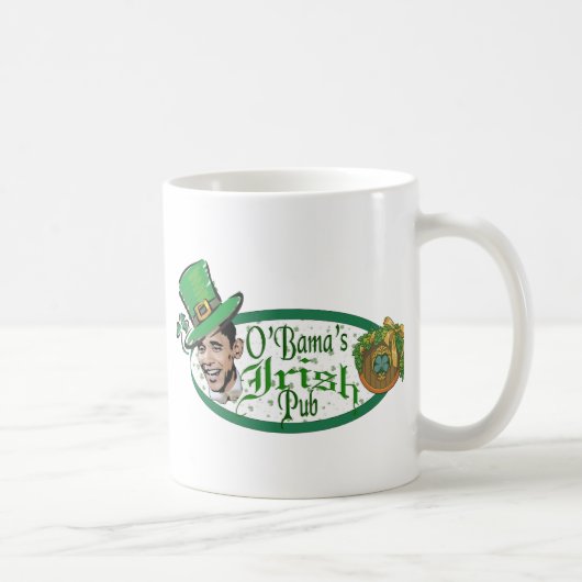 Obamas irischer Pub Kaffeetasse (Rechts)