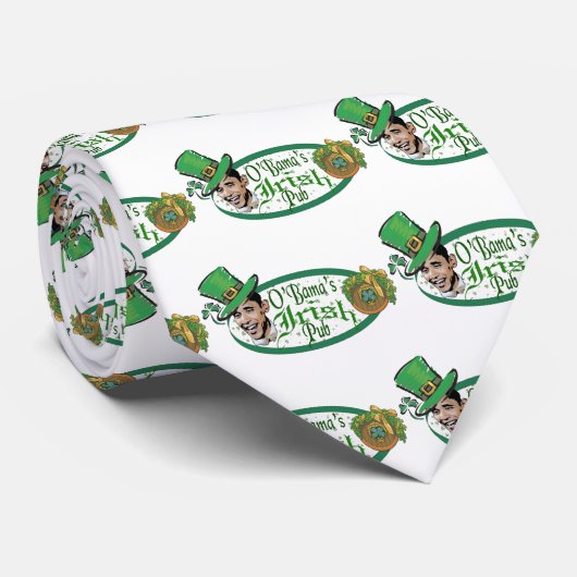 Obamas irischer Pub Krawatte (Gerollt)