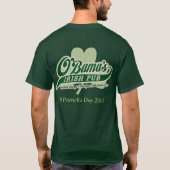 Obamas irischer Pub-T - Shirt (Rückseite)