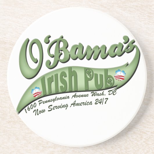 O'bamas Irish Pub Getränkeuntersetzer (Vorne)