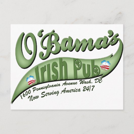 O'bamas Irish Pub Postkarte (Vorderseite)