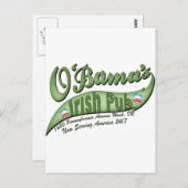 O'bamas Irish Pub Postkarte (Vorne/Hinten)