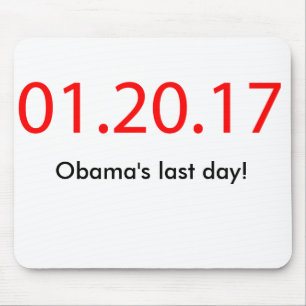 Obamas letzter Tag Mousepad