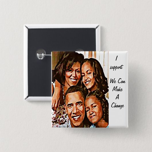 Obamas Liebe_ Button (Vorne & Hinten)