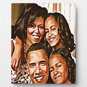 Obamas Liebe_ Fotoplatte