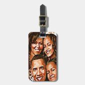 Obamas Liebe_ Gepäckanhänger (Vorderseite vertikal)