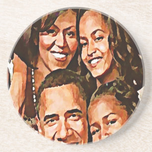 Obamas Liebe_ Getränkeuntersetzer