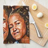 Obamas Liebe_ Handtuch (Viertel Falte)