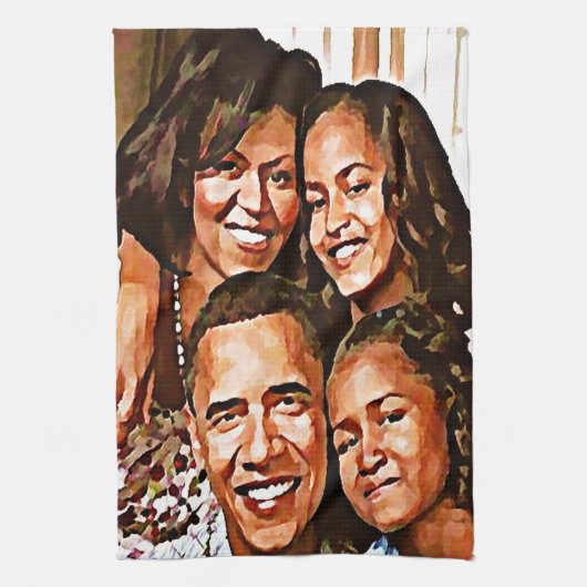 Obamas Liebe_ Handtuch (Vertikal)