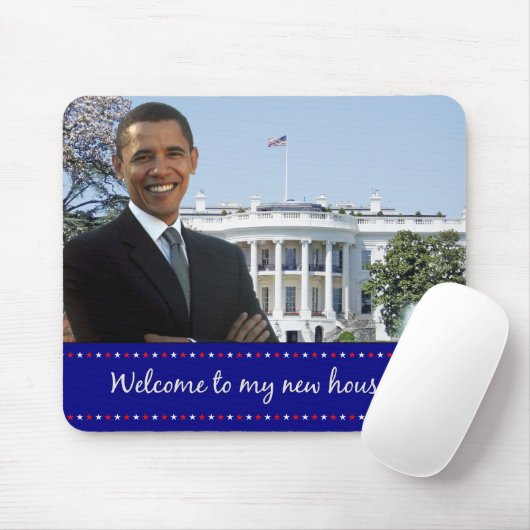 Obamas neues Haus - Mousepad (Mit Mouse)
