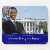 Obamas neues Haus - Mousepad (Vorne)