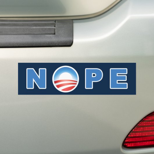 Obamas Nope Autoaufkleber (Auf Auto)
