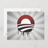 OBAMA'S ÖLSCHLAG POSTKARTE (Vorne/Hinten)