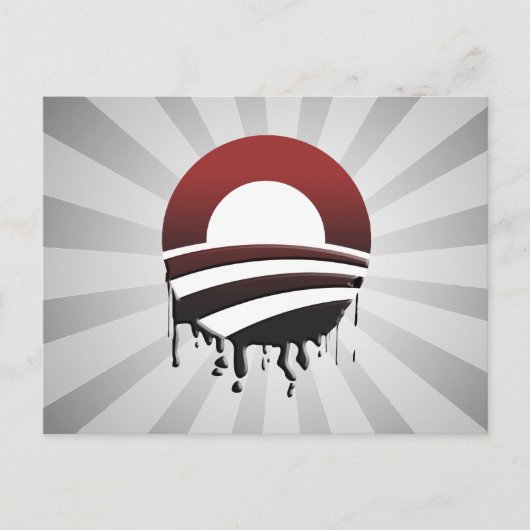 OBAMA'S ÖLSCHLAG POSTKARTE (Vorderseite)