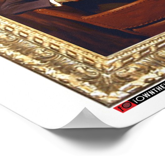 Obamas Präsidentenportrait Poster (Ecke)