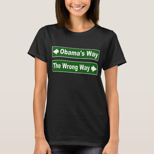 Obamas Shirt zur Wegstraße (Vorderseite)