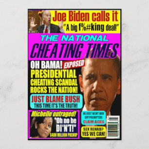 Obamas skandalöse Grußkarte Karte