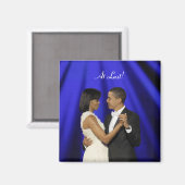 Obamas tanzen endlich! magnet (Vorderseite/Rückseite)