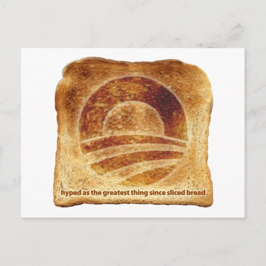 Obamas Toast Postkarte (Vorderseite)