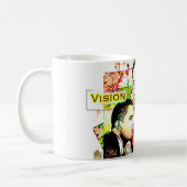 OBAMAS Traum, Hoffnung und Visions-Tasse Kaffeetasse (Links)