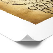 Obamas Volksgericht Poster (Ecke)