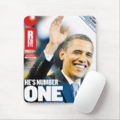 Obamas Zahl eine Mousepad (Mit Mouse)