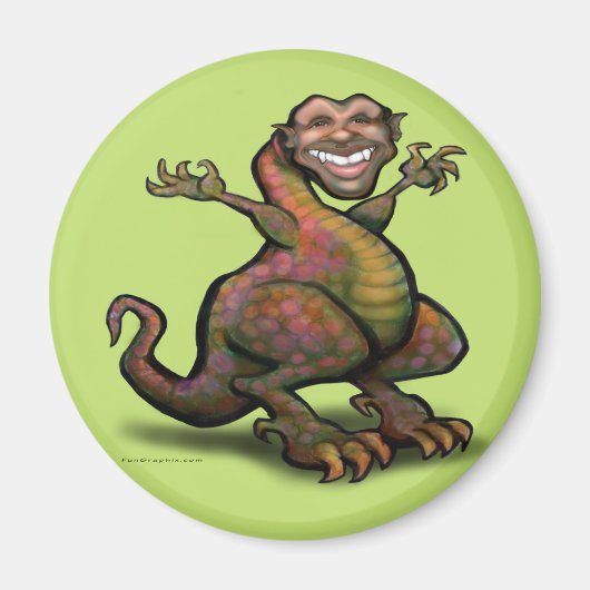 Obamasaurus Rex Magnet (Vorne)