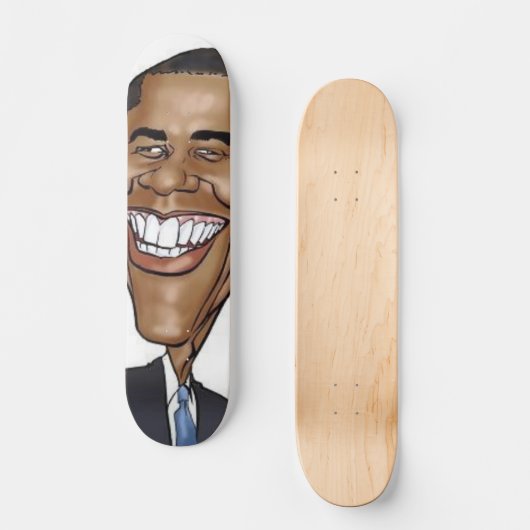 ObamaSkateboard. Skateboard (Vorderseite)