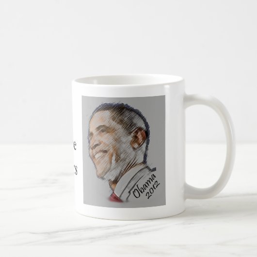 Obamawahl-Tasse 2012 Kaffeetasse (Rechts)